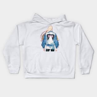 Never Look Her Back Kids Hoodie